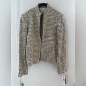 NWT Vintage Jones New York Zip Wool Blend Jacket, Size 4